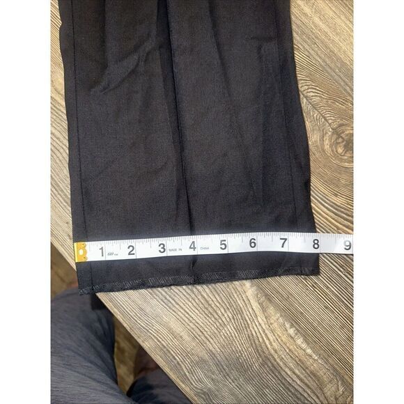 Nordstrom Tech Smart Trim Fit Dress Pants. Size 42x37. Raw Hem Black. NWT. P - Picture 11 of 11